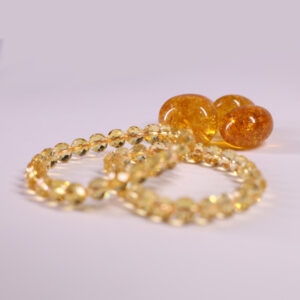 Diamond Cut Citrine Bracelet