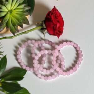 Rose Quartz (Love) Crystal Bracelet