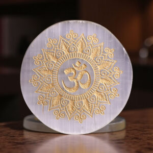 Selenite Crystal Charging Plate (OM Design)