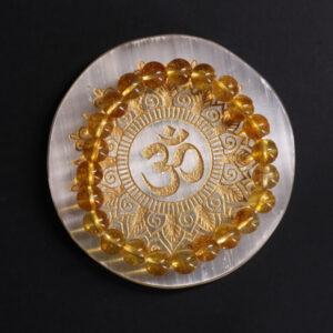 Selenite Crystal Charging Plate (OM Design)