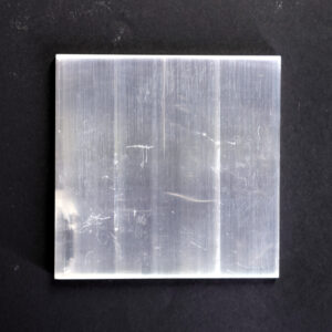 Selenite Crystal Charging Plate (Plain Square)