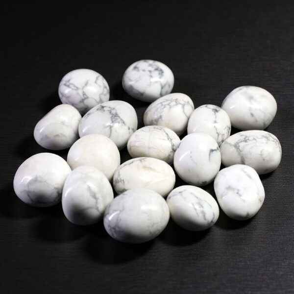 Howlite Tumble Stones (1 pc)